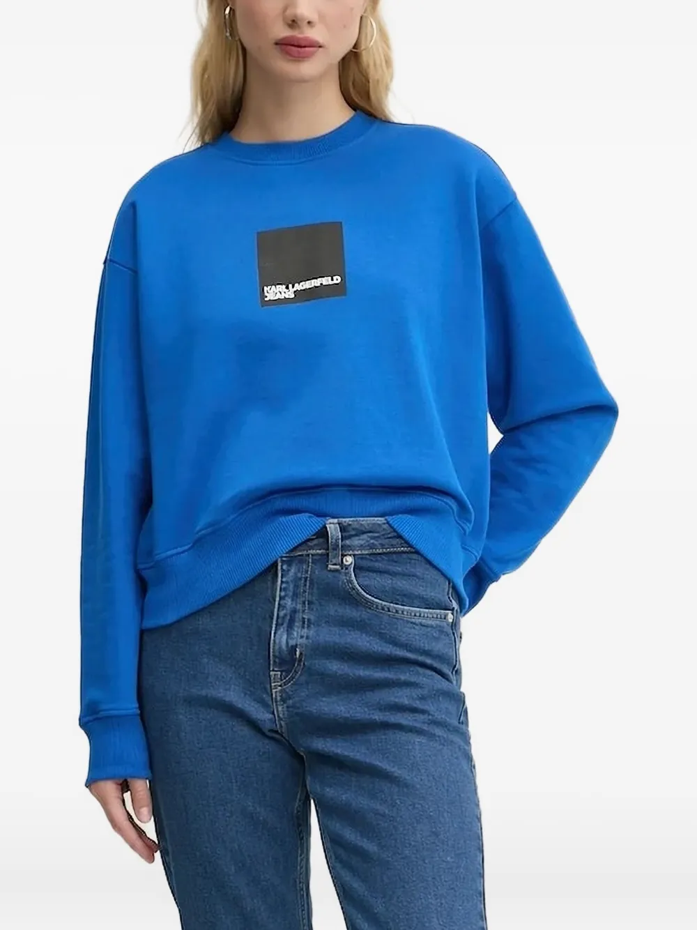 Karl Lagerfeld Jeans logo-print sweatshirt | azul | Image 1