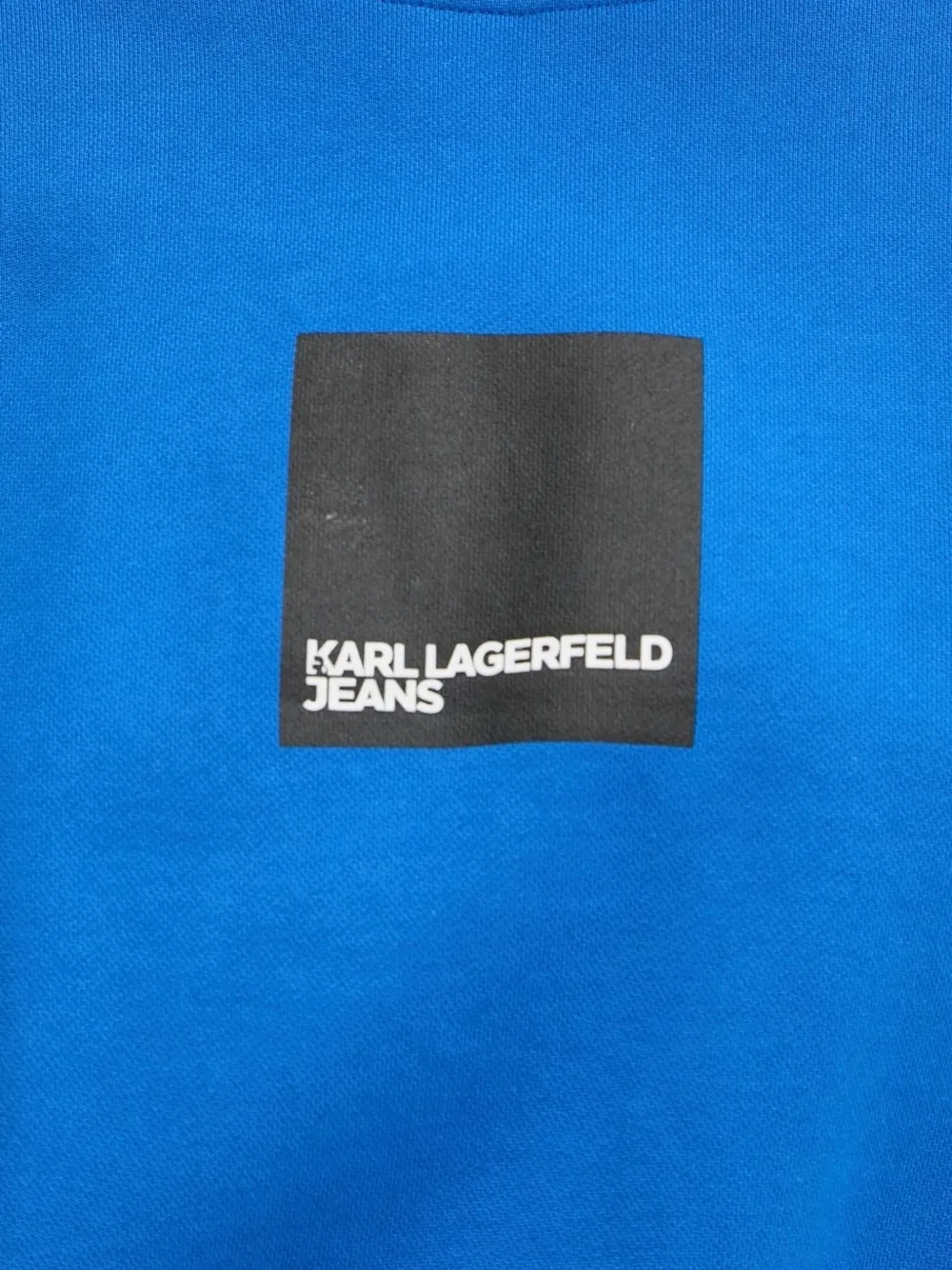 Karl Lagerfeld Jeans Sweater met logoprint Blauw