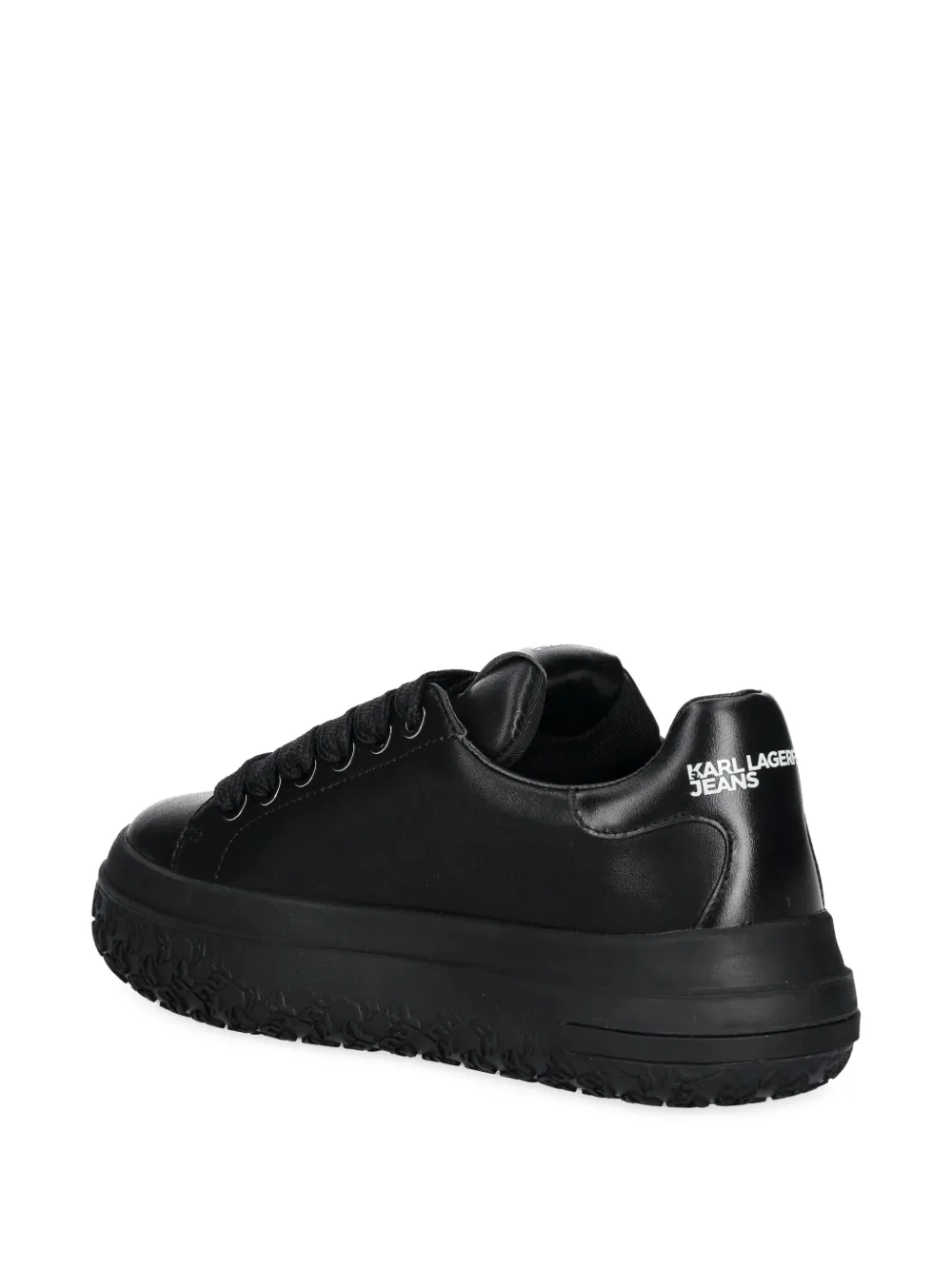 Karl Lagerfeld Jeans logo-print trainers Black