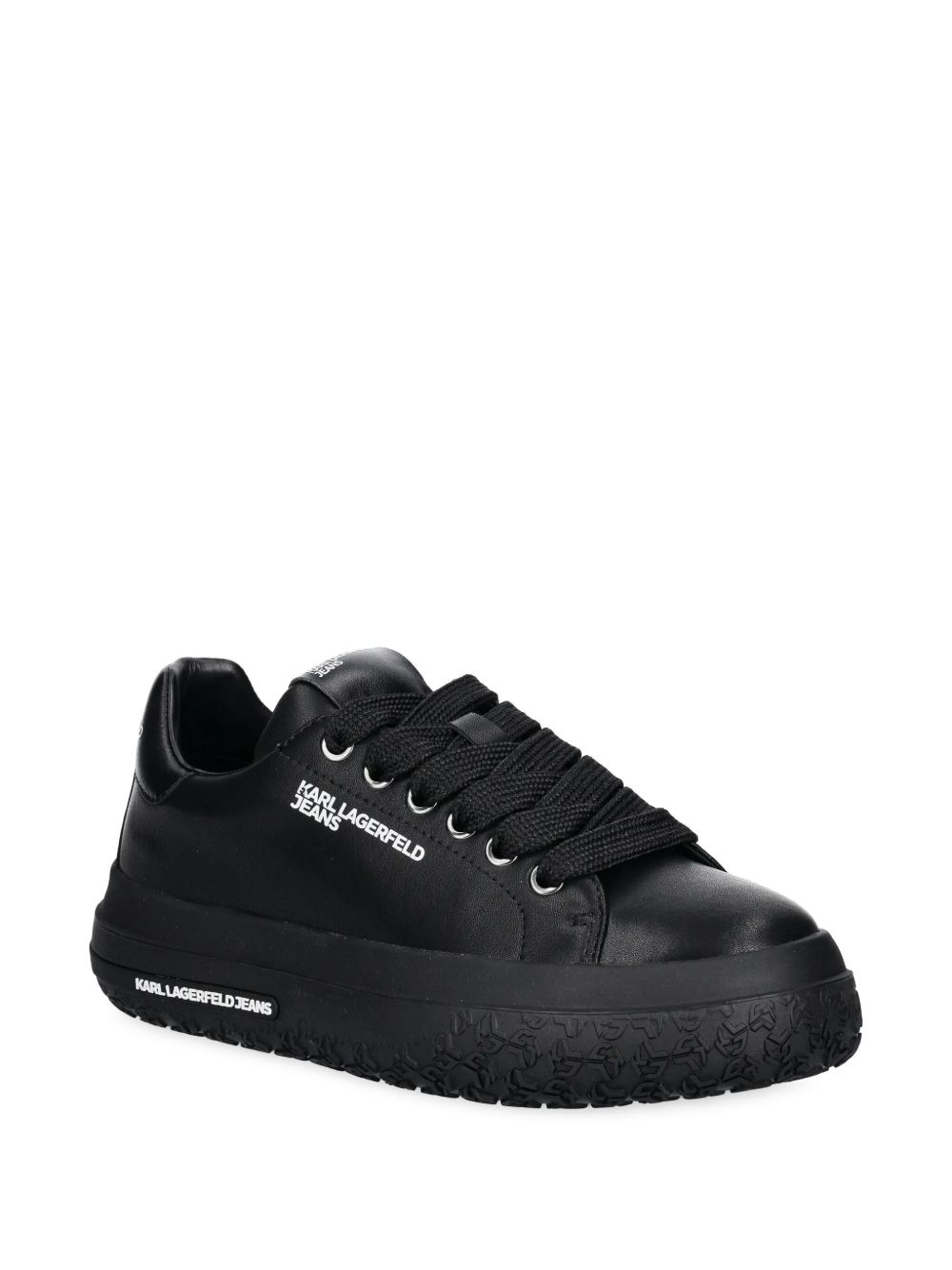 Karl Lagerfeld Jeans Sneakers met logoprint - Zwart