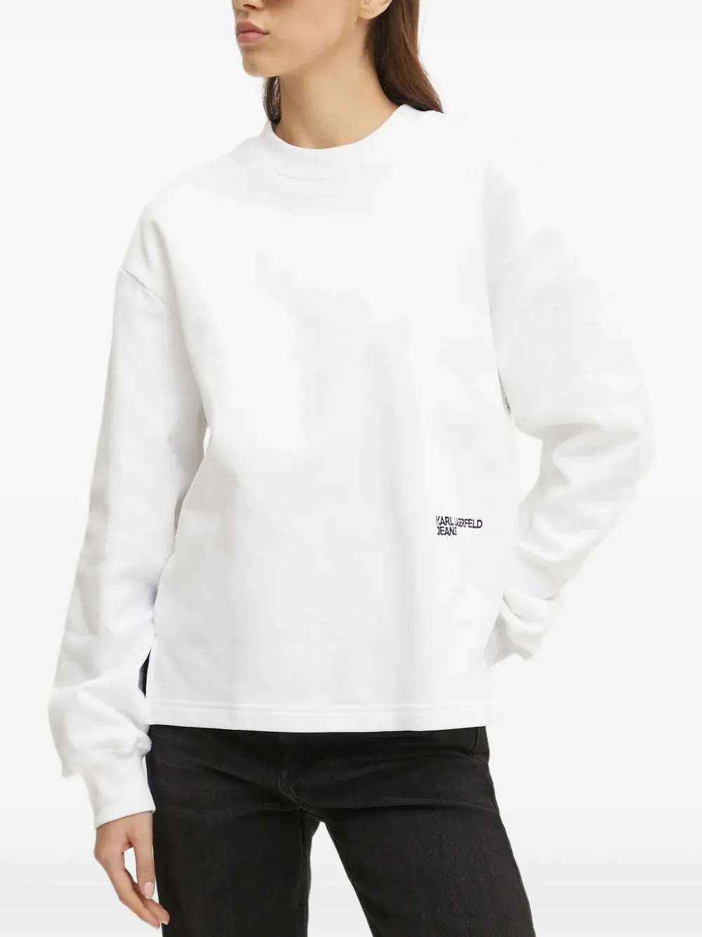 Karl Lagerfeld Jeans crew neck sweatshirt | White | Image 1