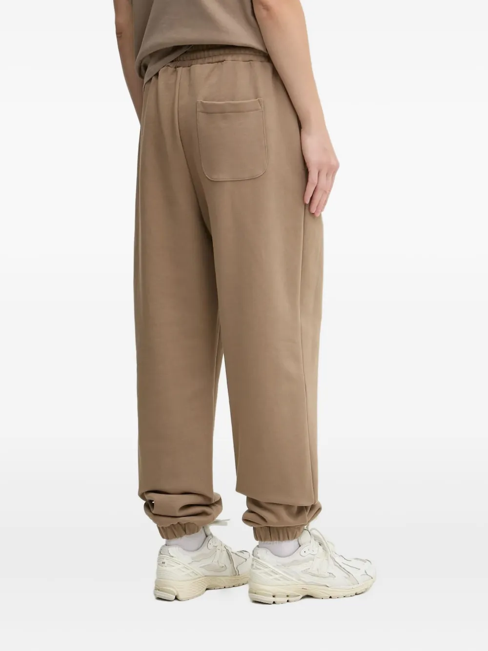Karl Lagerfeld Jeans logo-patch drawstring track pants - Beige
