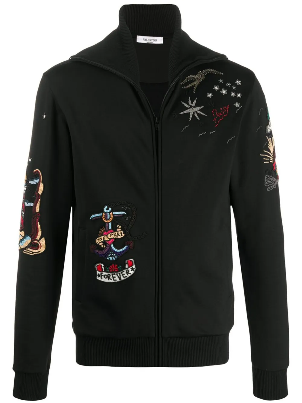 Valentino Garavani Sweater met borduurwerk Zwart