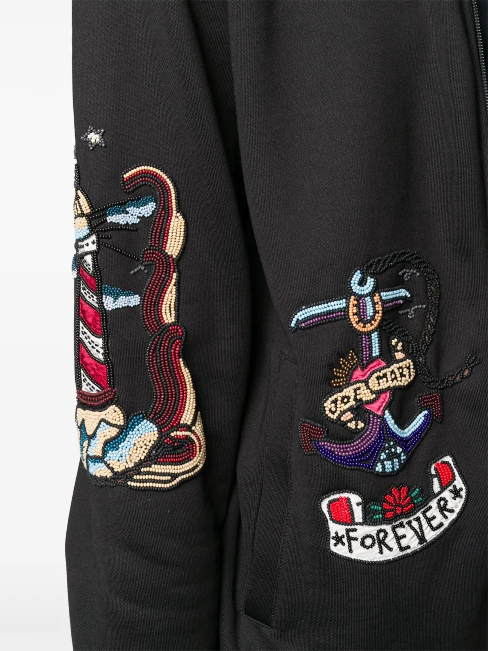 Valentino Garavani Sweater met borduurwerk Zwart