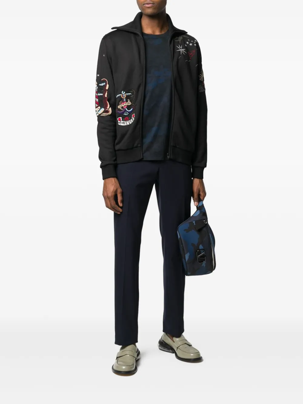 valentinogaravani Valentino Garavani Sweater met borduurwerk - Zwart