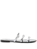 Giuseppe Zanotti Himari flat sandals - Silver