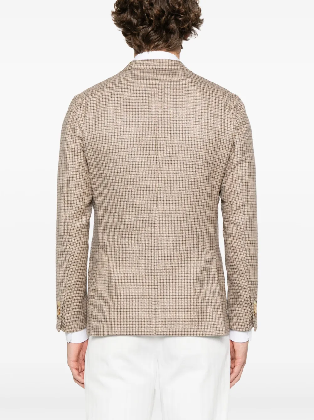 Boglioli Geruite blazer Bruin