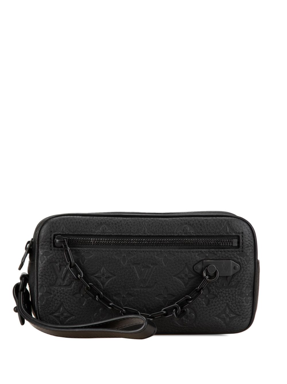 Louis Vuitton Pre-Owned 2020 Monogram Taurillon Pochette Volga clutch bag - Grey