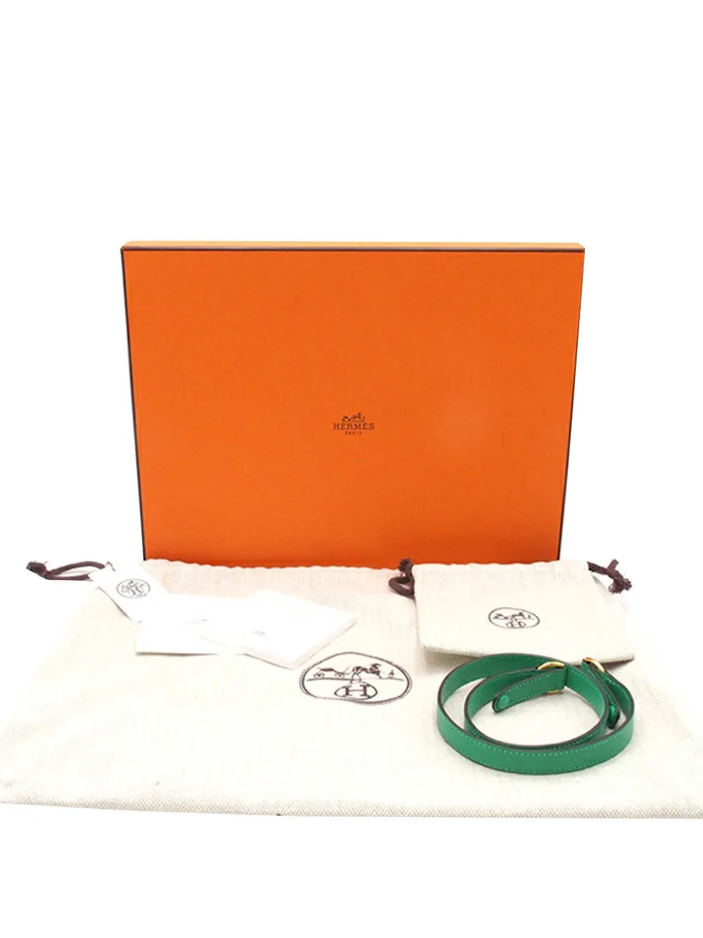 Hermès Pre-Owned 2024 Chevre Chamkila Kelly Elan schoudertas - Groen