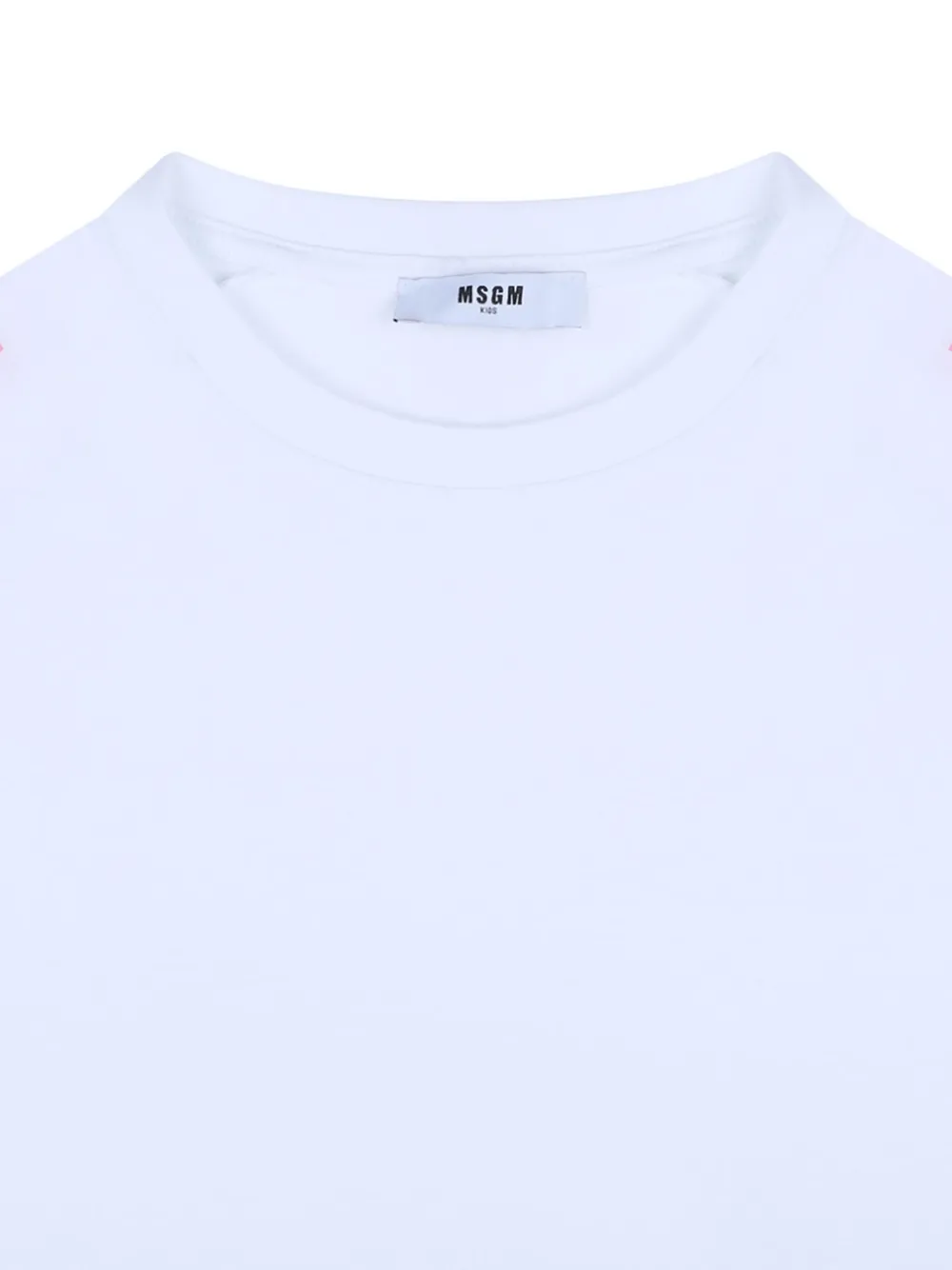MSGM Kids T-shirt met logoprint Wit
