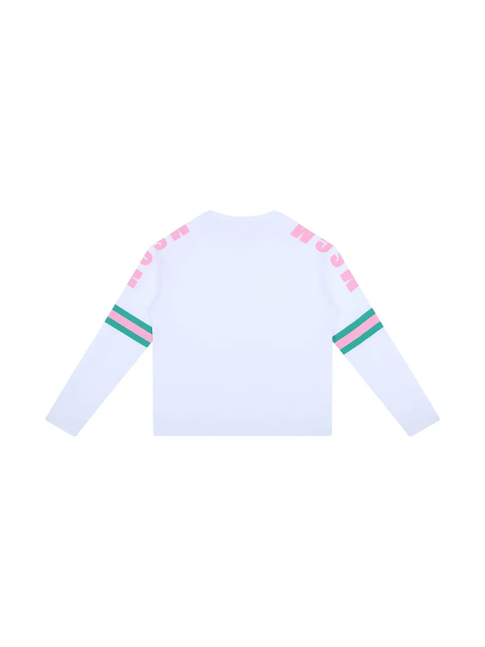 MSGM Kids T-shirt met logoprint Wit