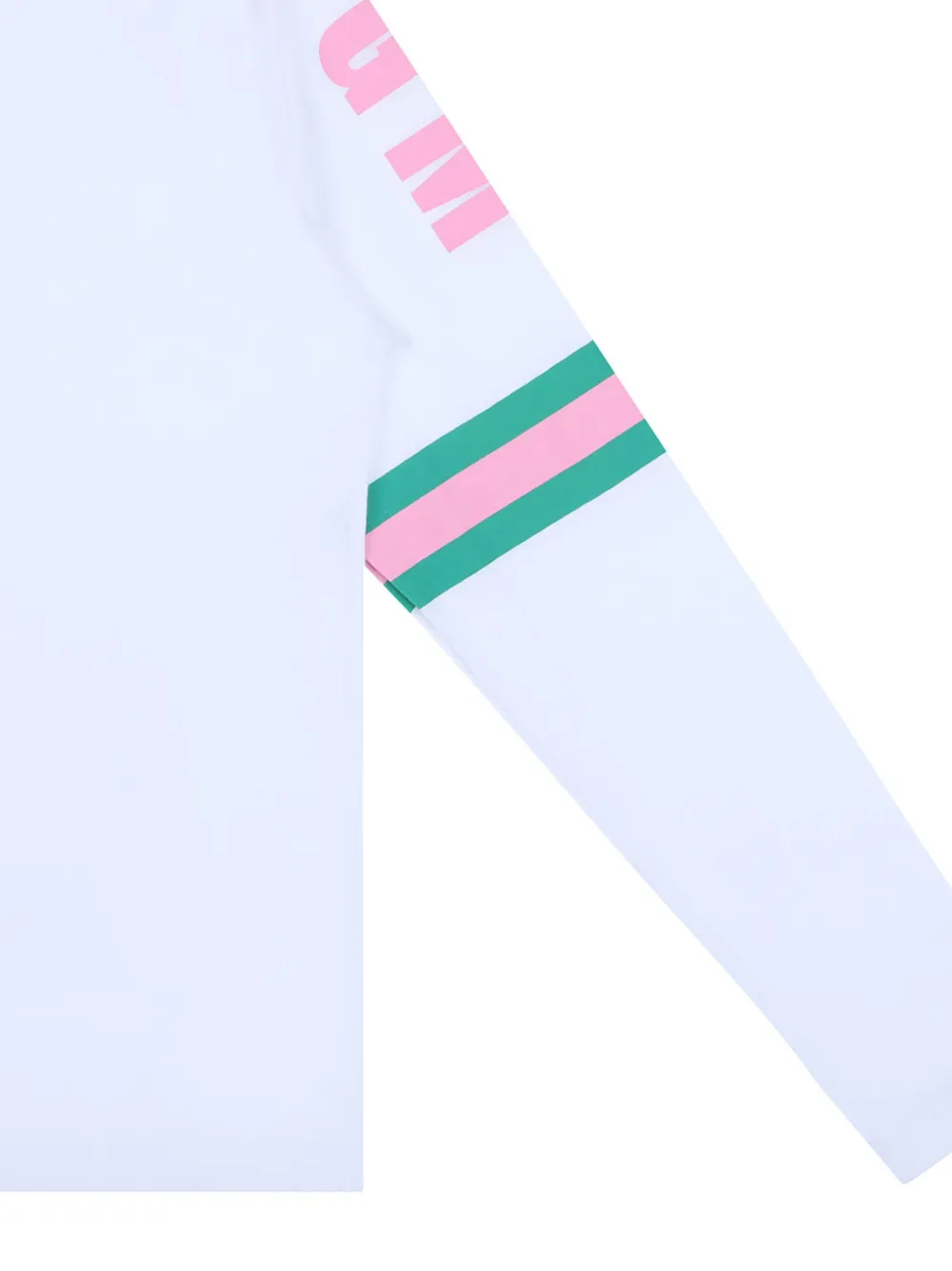 MSGM Kids T-shirt met logoprint Wit