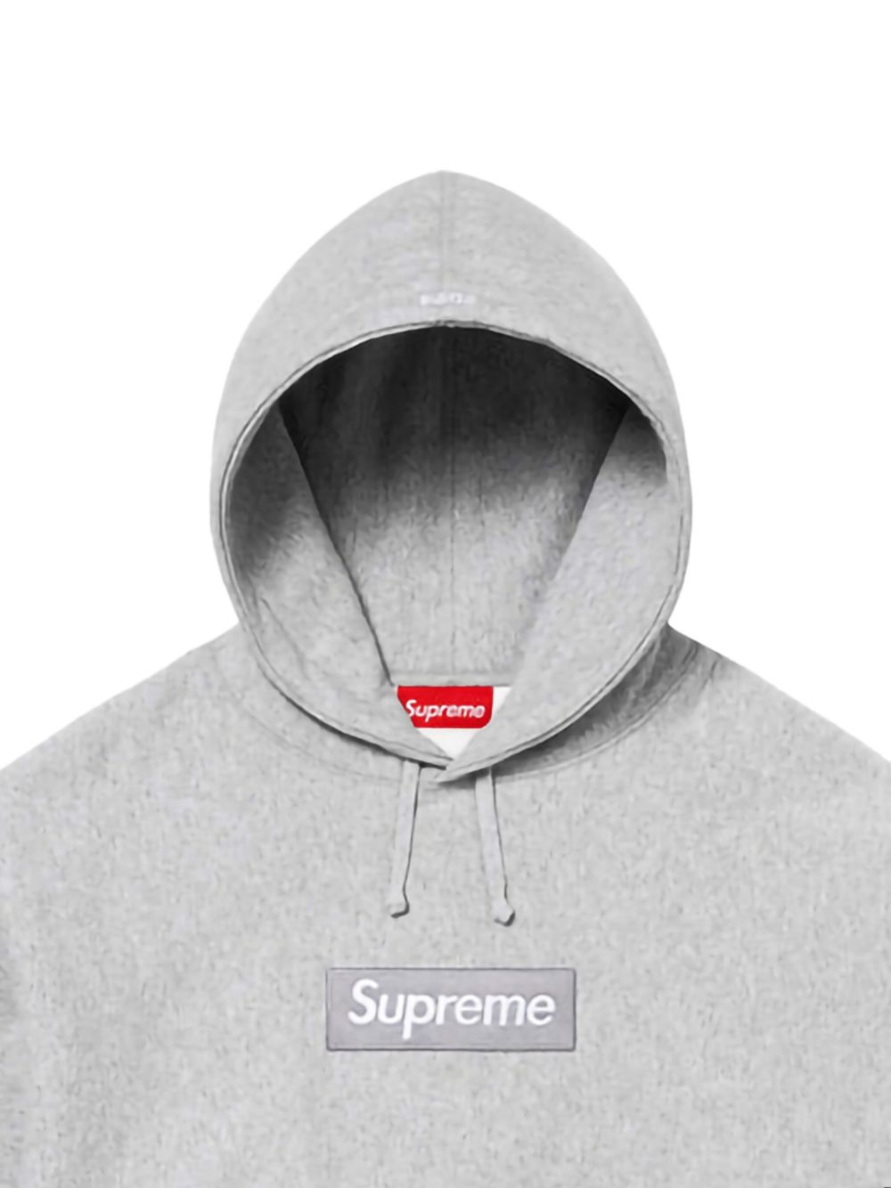 Supreme box logo pullover hoodie heather grey deals