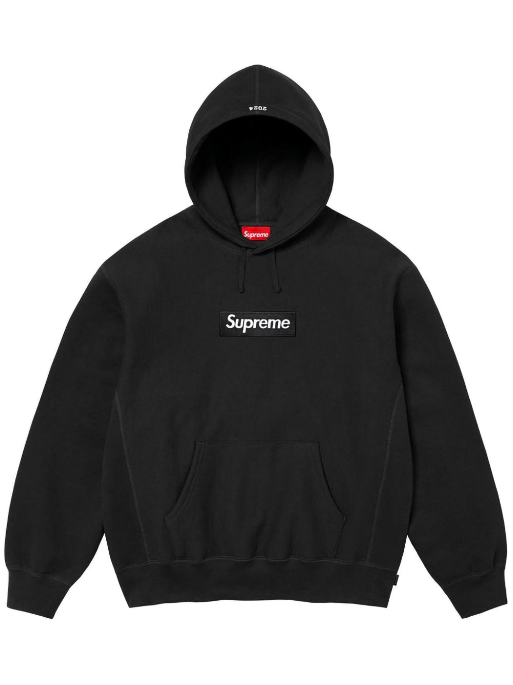 Supreme box logo hoodie Zwart