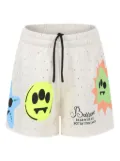 Barrow kids logo-print shorts - White