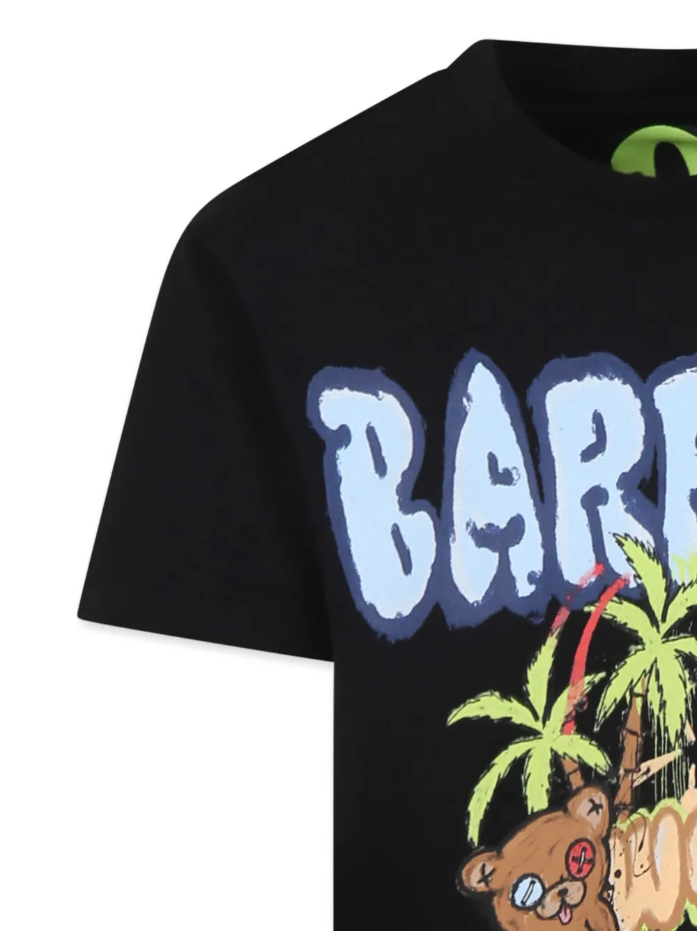 Barrow kids T-shirt met print Zwart