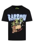 Barrow kids printed cotton T-shirt - Black