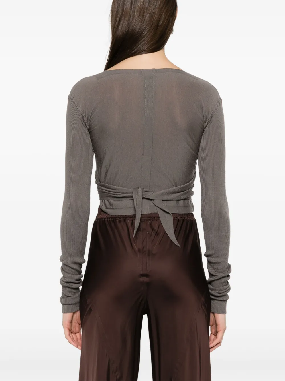 Rick Owens Cropped vest Grijs