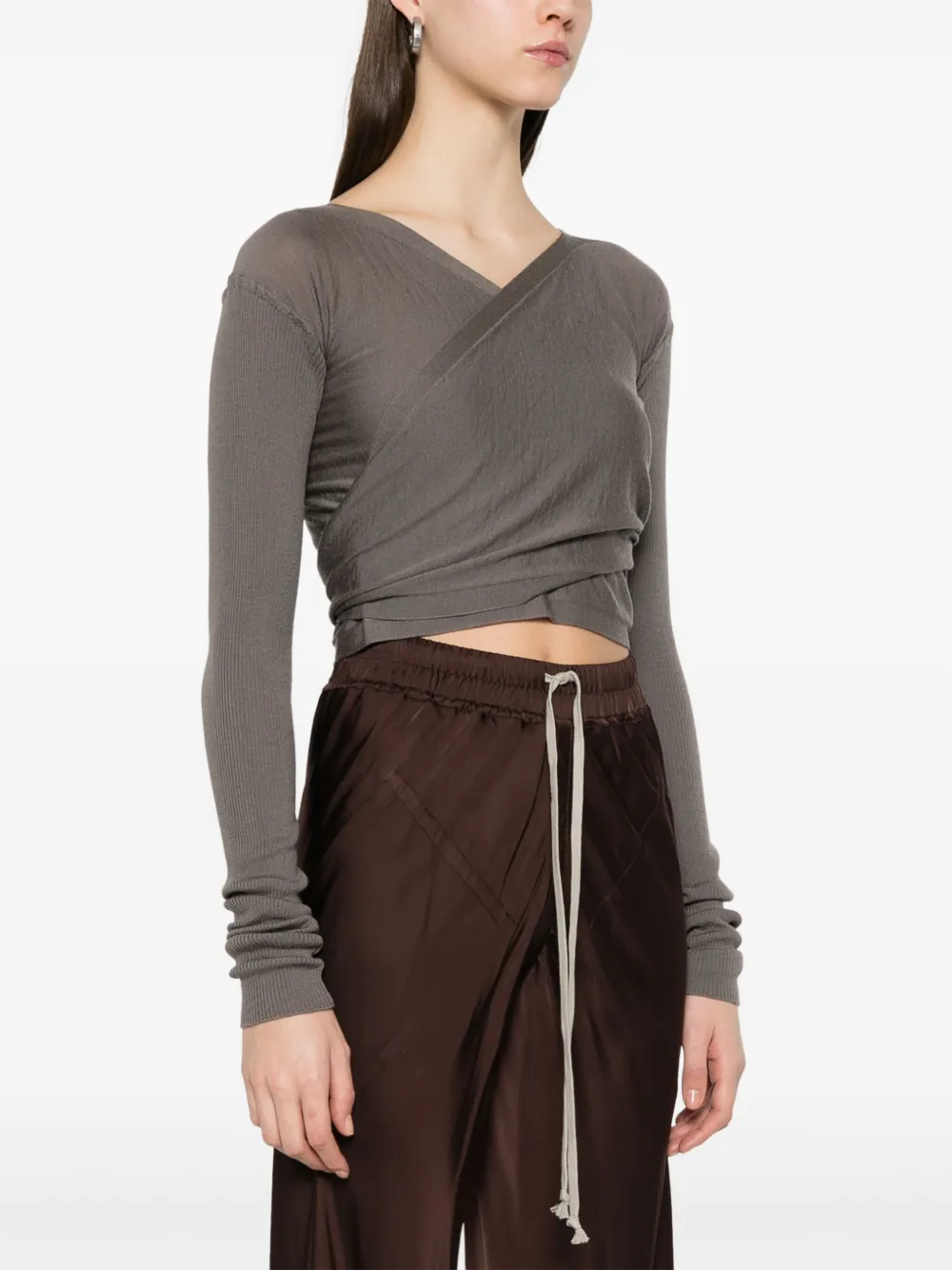 Rick Owens Cropped vest Grijs