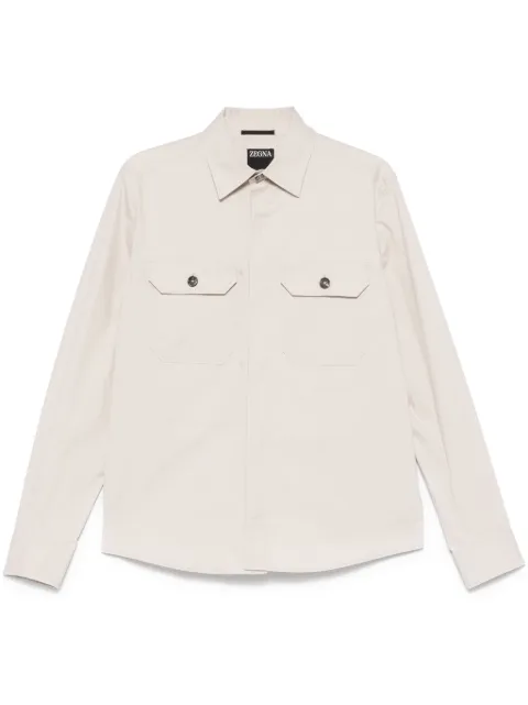 Zegna stretch-cotton shirt