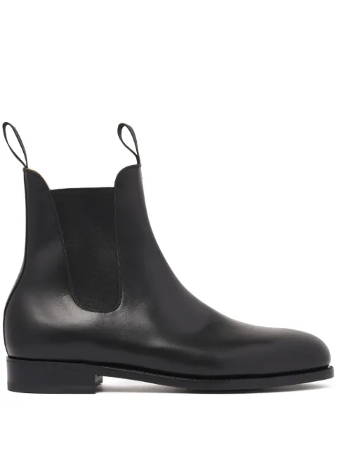 J.M. WESTON leather Chelsea boots