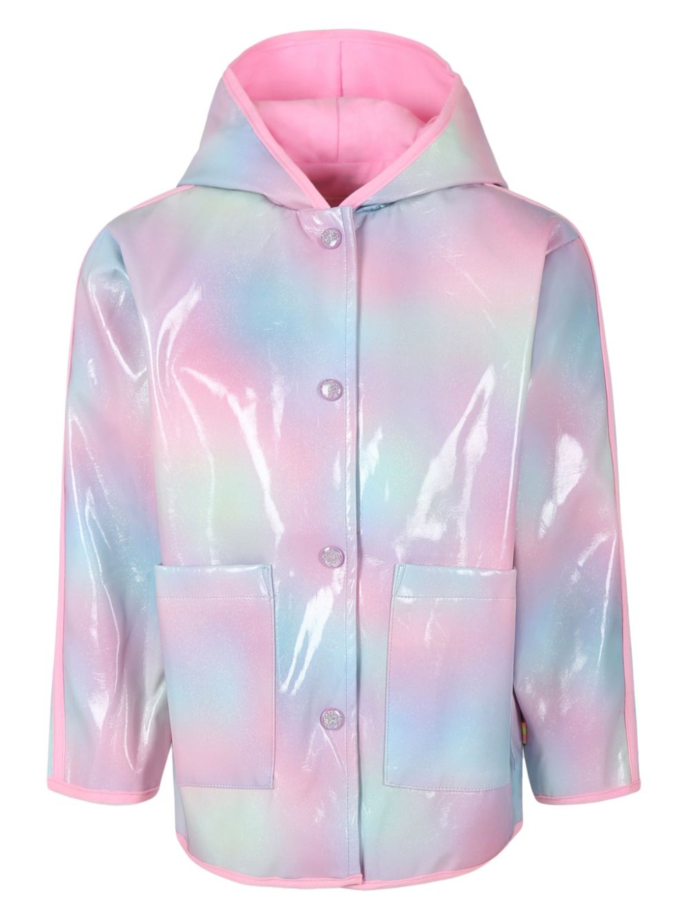 Billieblush watercolour-effect raincoat - Pink