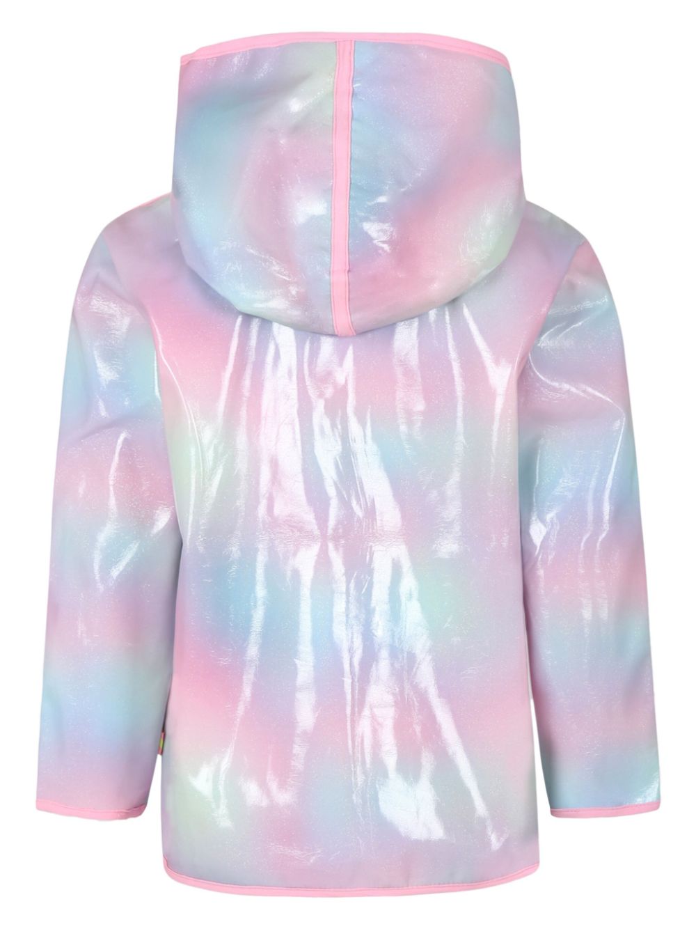 Billieblush watercolour-effect raincoat - Pink