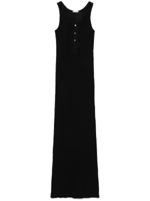 ワンピース AMI PARIS Woman Dress Black FDR215WV0045 0013 Ami Paris - Black Mini Dress