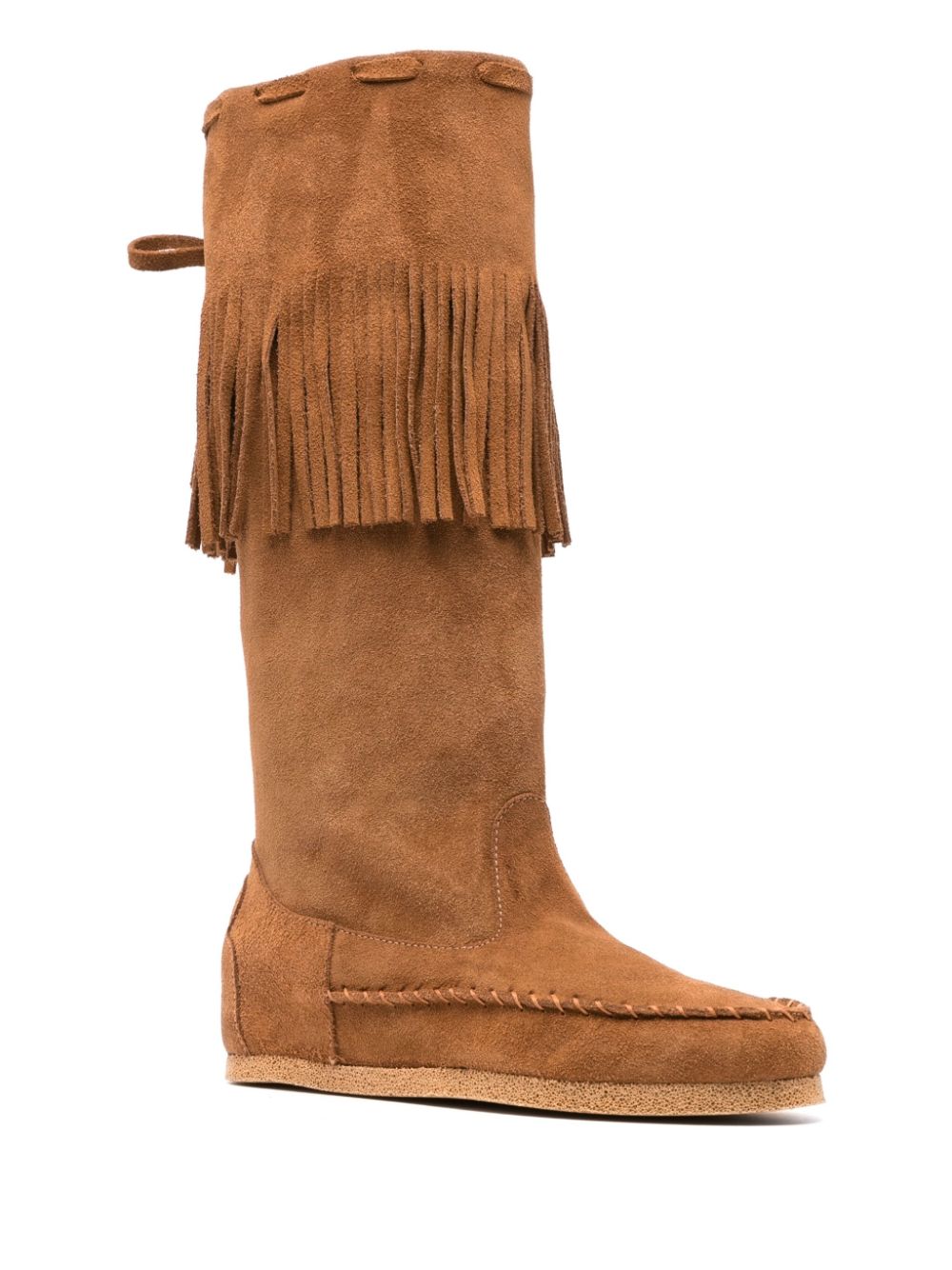 P.A.R.O.S.H. fringed boots - Bruin