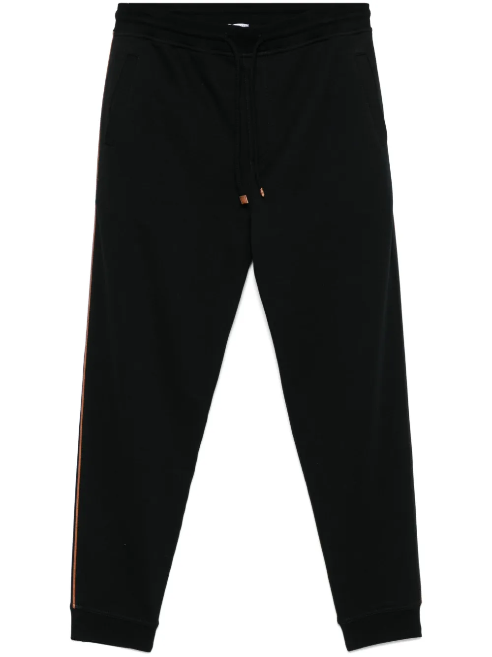 Brunello Cucinelli stripe-detail track pants | Black | Image 1