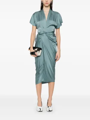 リックオウエンス Rick owens ショートスリーブ ミニドレス ワンピース Rick Owens（リック・オウエンス）ワンピース・ドレス - FARFETCH