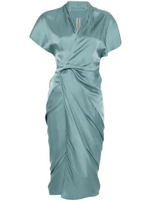 Rick Owens wrap midi dress