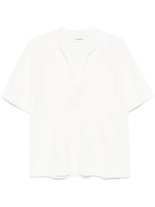 P.A.R.O.S.H. polo en maille - Blanc - P.A.R.O.S.H. - Modalova