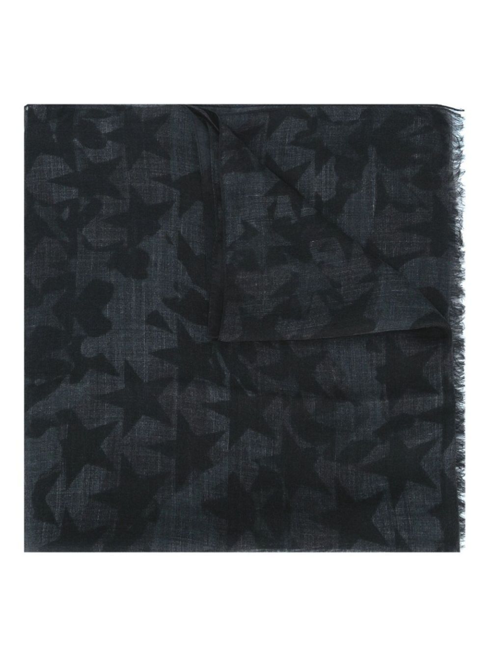 Valentino Garavani star-pattern scarf - Blue