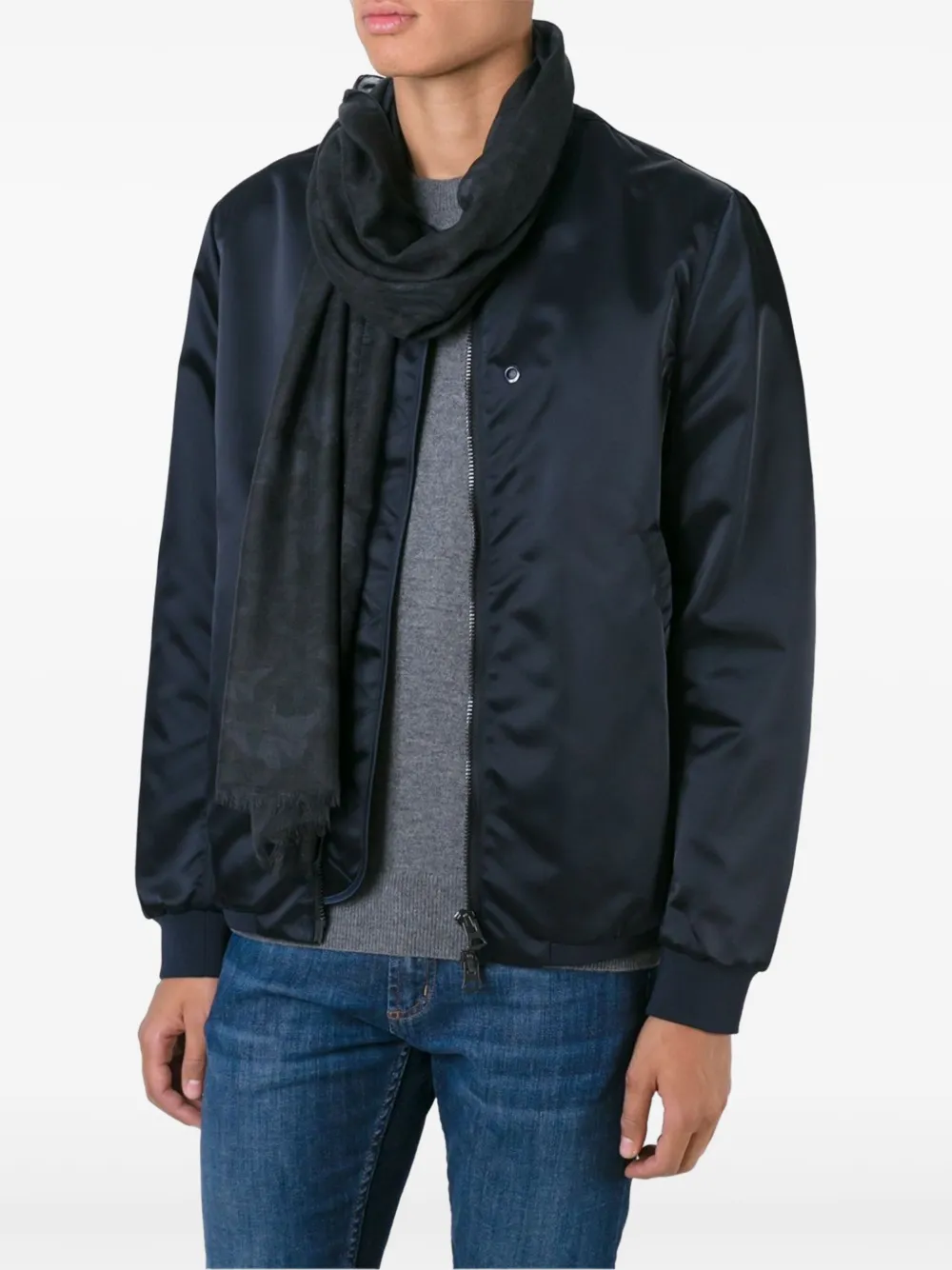Valentino Garavani Sjaal met sterpatroon Blauw