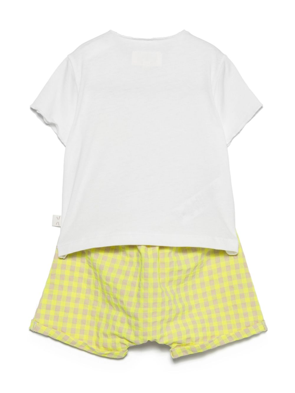 TEDDY & MINOU plaid shorts set - Wit