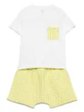 TEDDY & MINOU plaid shorts set - White