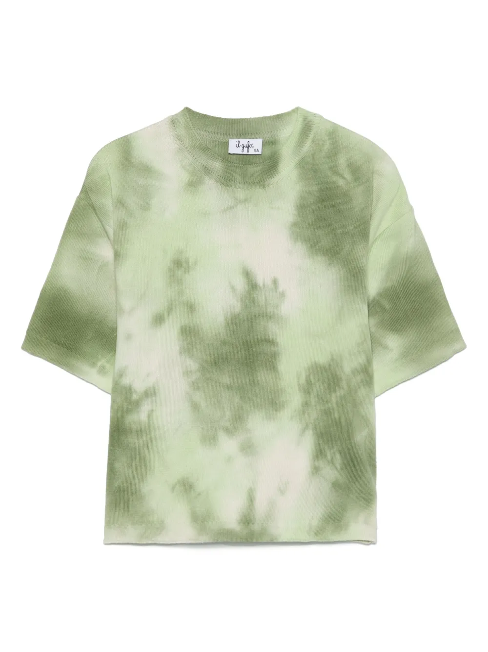 Il Gufo abstract-print T-shirt - Green