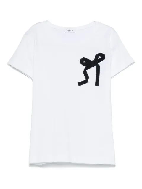 Il Gufo bow-detail T-shirt