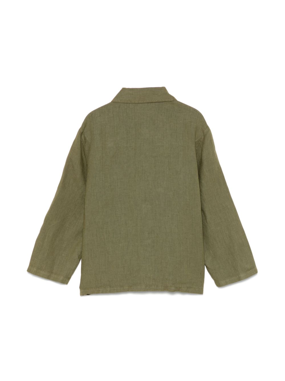 Aspesi Kids linen shirt - Groen