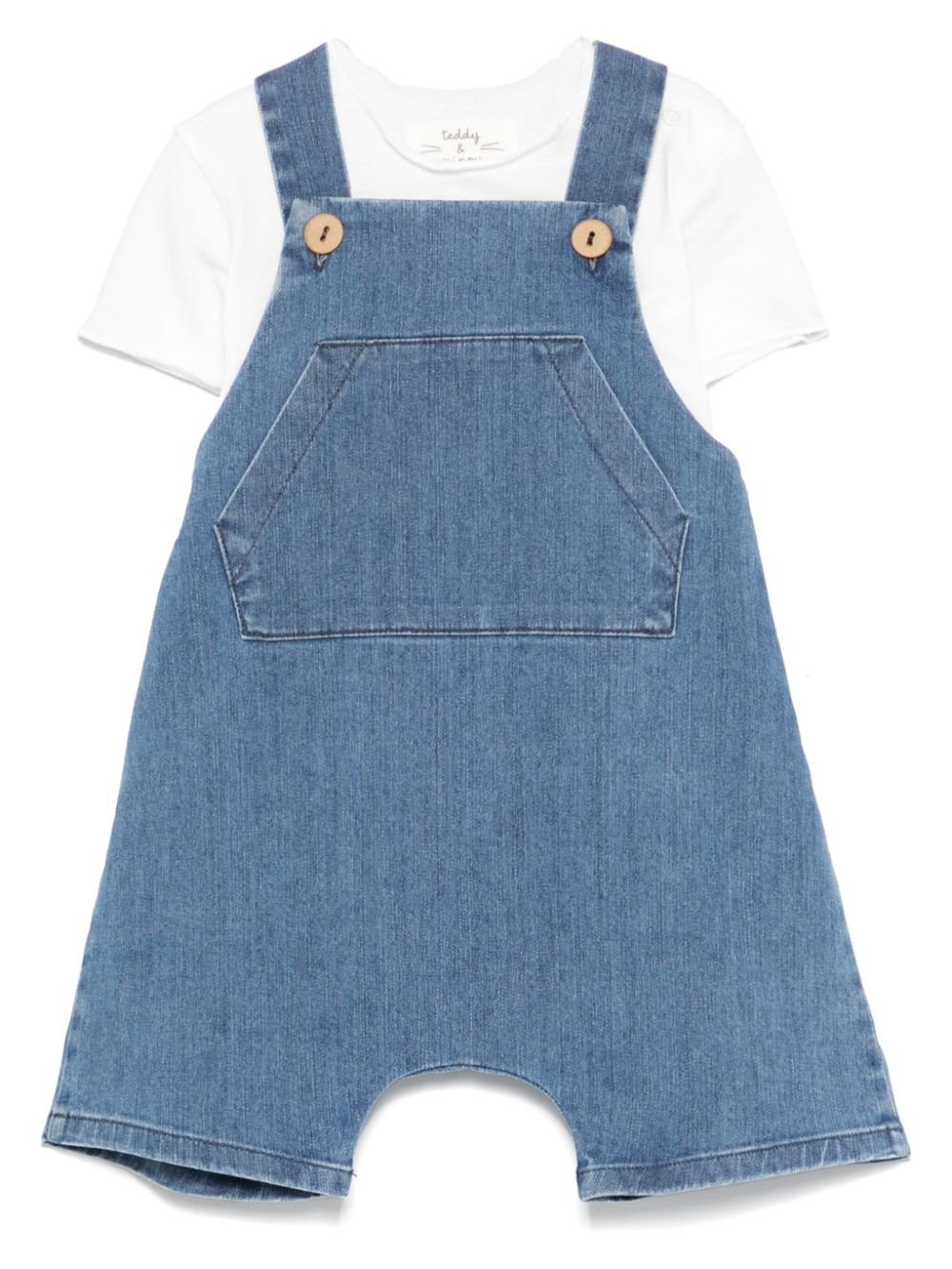 TEDDY & MINOU denim dungarees - Blue