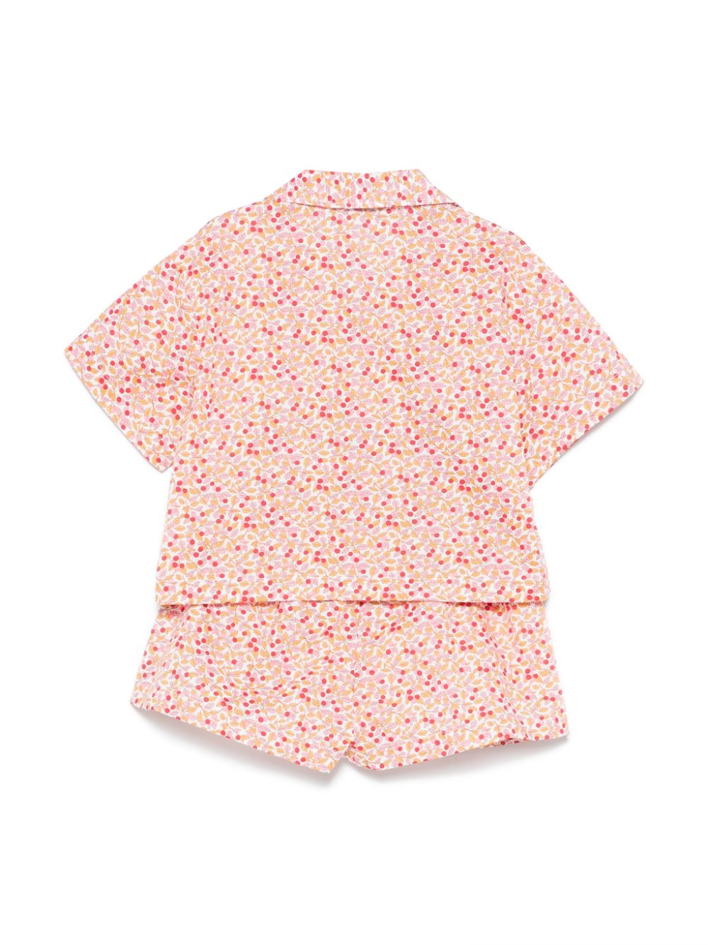 Il Gufo floral-print shorts set - Roze