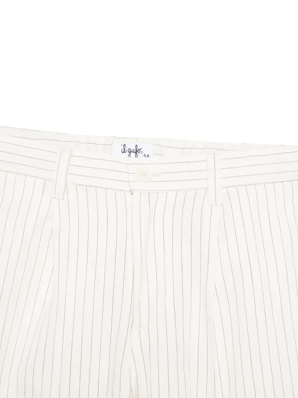 Il Gufo Gestreepte broek Beige