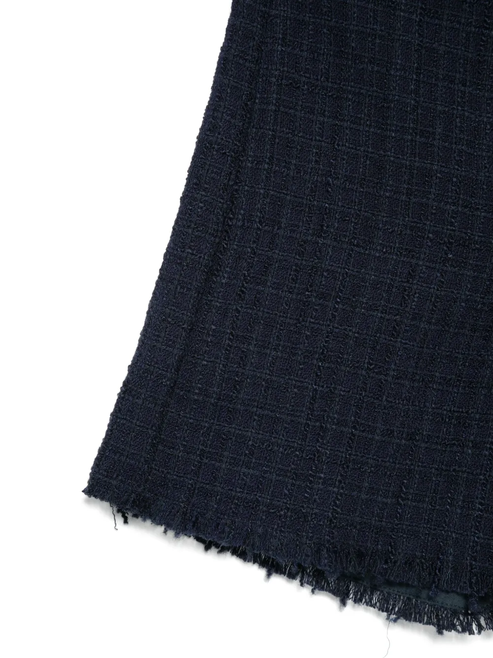 Il Gufo Tweed shorts Blauw