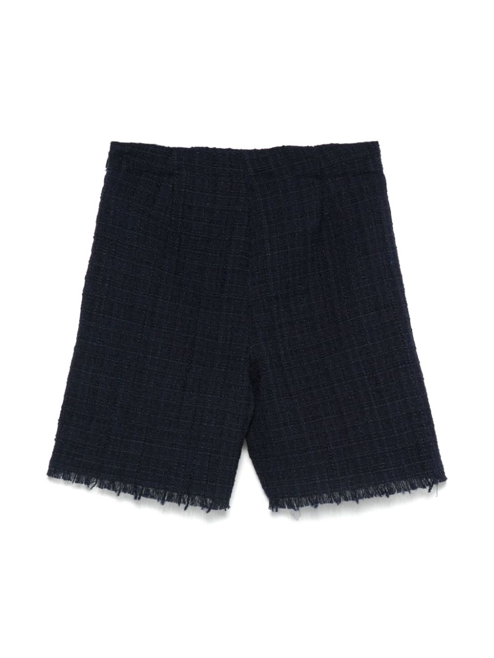 Il Gufo tweed shorts - Blauw