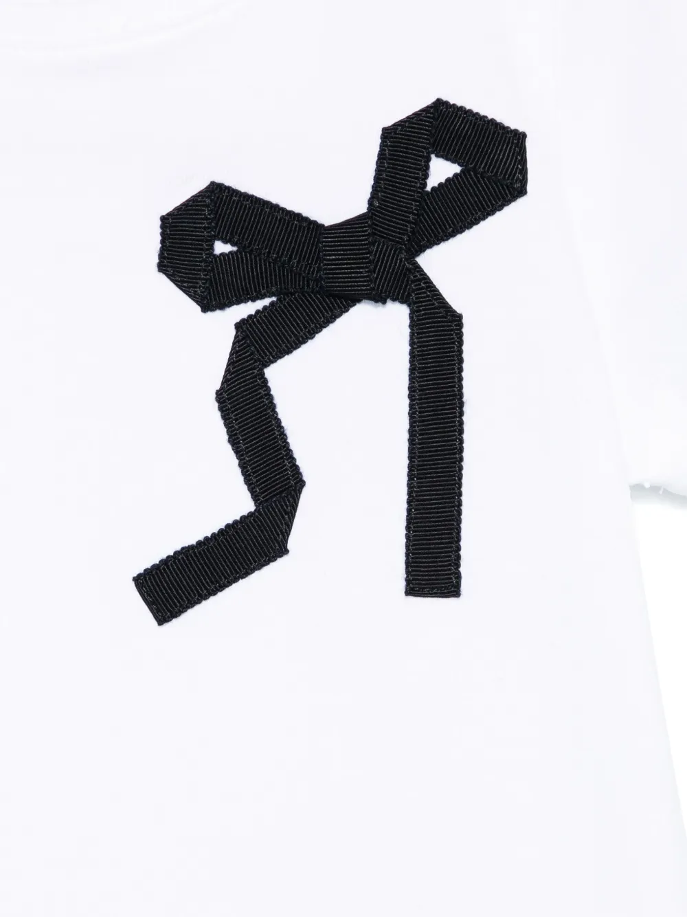 Il Gufo T-shirt met strik Wit