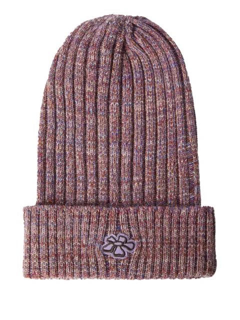 Maccapani logo-appliqué beanie hat