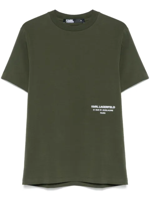 Karl Lagerfeld logo-appliqué T-shirt