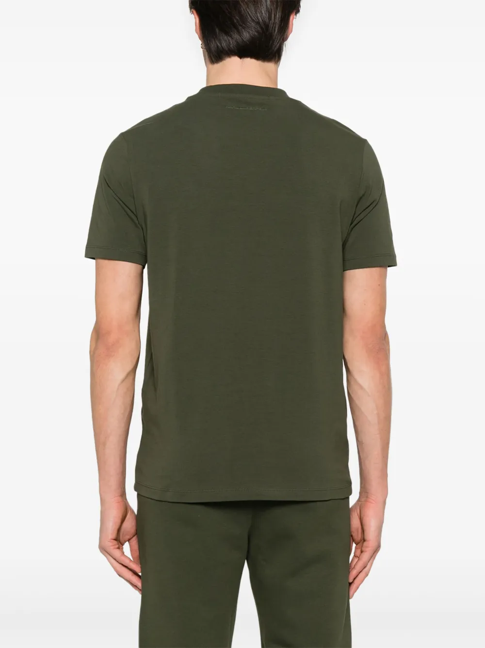 Karl Lagerfeld T-shirt met logo-applicatie Groen