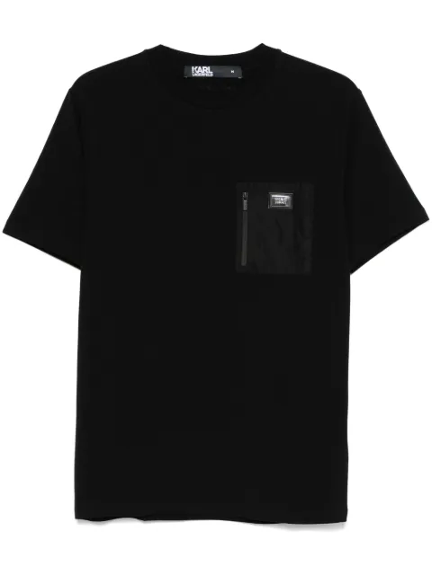 Karl Lagerfeld logo-plaque T-shirt
